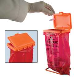 COVER FOR THE BENCHTOP BIOHAZARD BAG HOLDER - Click Image to Close