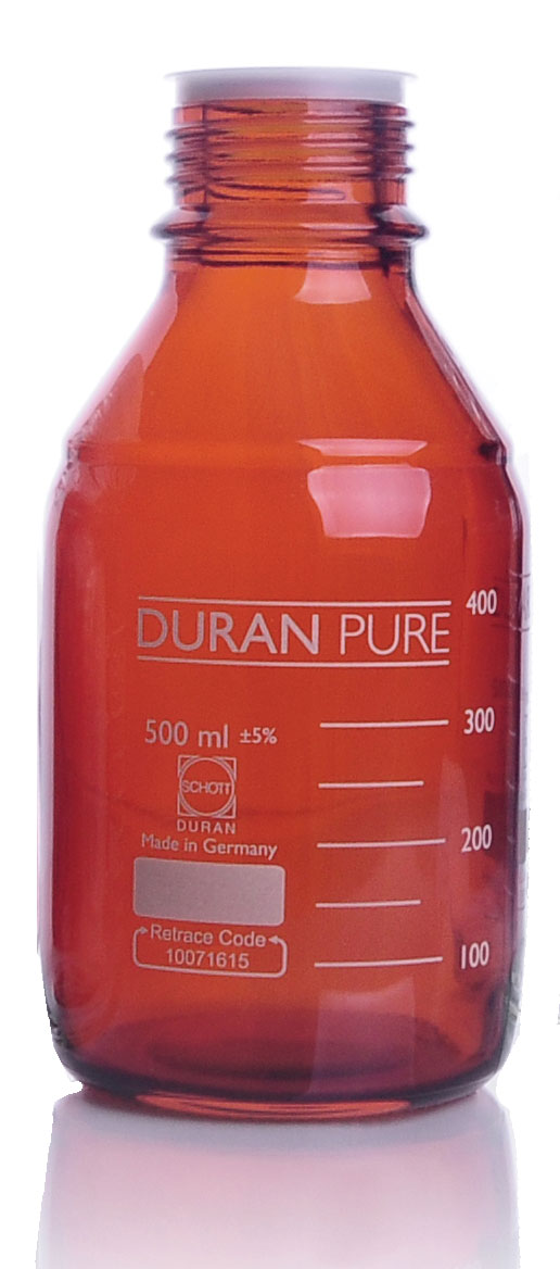 DURAN PURE Bottle Amber GL45 2L - Click Image to Close
