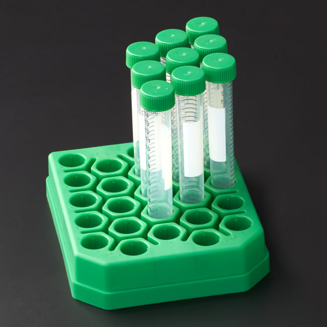15mL CENTRIFUGE TUBE RACK PLASTIC RACK ONLY - Click Image to Close