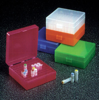 PINK STORAGE BOX FOR 1.5-2.0ml TUBES/100 PLACES - Click Image to Close