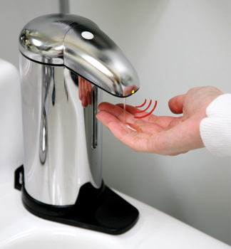 SOAP DISPENSER W TOUCH-FREE SENSOR - Click Image to Close