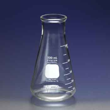 FLASK ERLENMEYER WM 500ML PYREX - Click Image to Close