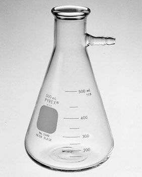 FLASK FILTERING 250ML PYREX W/ TUBULATION - Click Image to Close