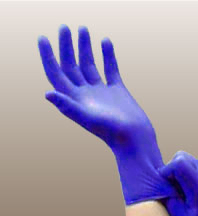 NITRILE GLOVES POWDER-FREE COBALT X 5.5mil SMALL - Click Image to Close