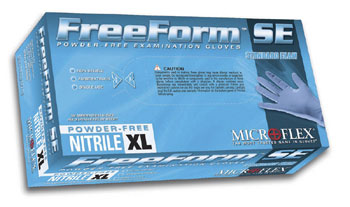 NITRILE FREE-FORM GLOVES X-SML POWDER FREE