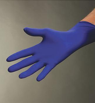 NITRILE GLOVES POWDER-FREE COBALT INDUSTRIAL 4.0mil SMALL - Click Image to Close