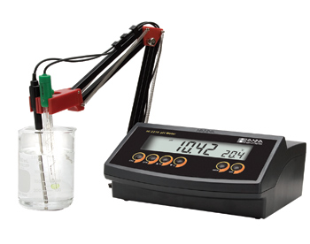 BENCH pH/mV METER W/ 2 POINT CAL 0.01 RES - Click Image to Close