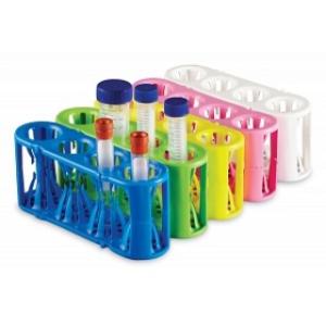 ADAPT-A-RACK FLEXIBLE FOR 12-30, 7 - 50ML TUBES BL/YLW - Click Image to Close