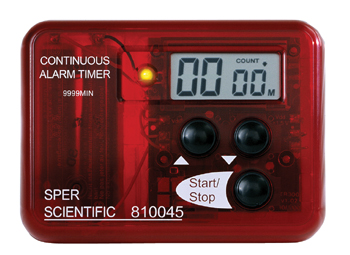 CONTINUOUS ALARM TIMER W/NIST CERTIFICATE - Click Image to Close