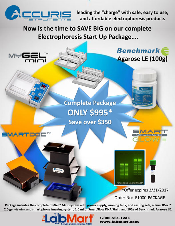 COMPLETE ELECTROPHORESIS SYSTEM START UP PACKAGE - Click Image to Close