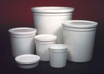 SPECIMEN CONTAINERS 165 OZ WHITE HDPE DISPOSABLE SNAP CAP - Click Image to Close