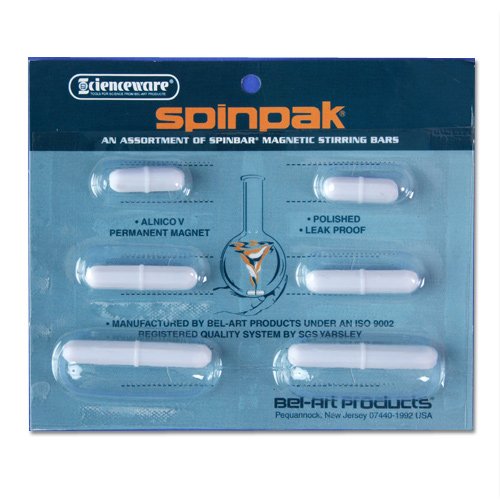  SPINPAK MAGNETIC STIRBARS ROUND W/REMOVABLE PIVOT RINGS